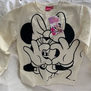 Disney Minnie Mouse Cream Sweatshirt for Kids